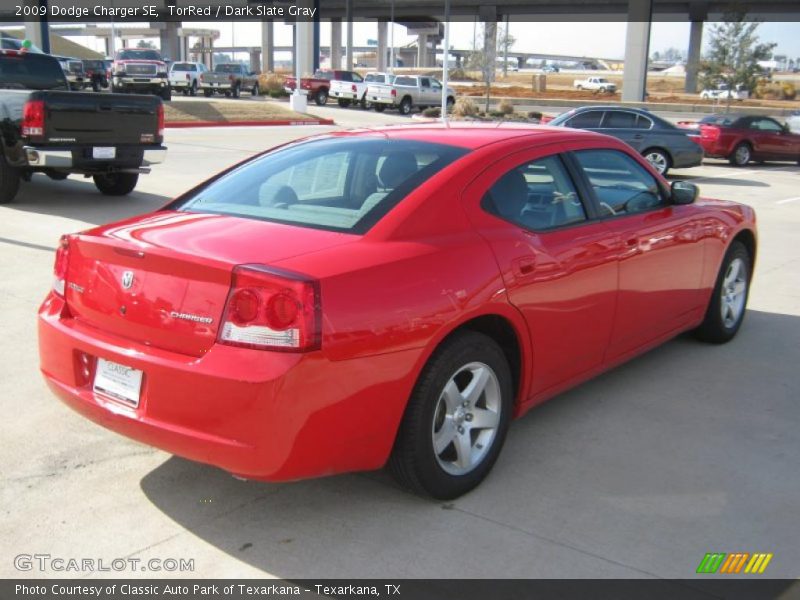 TorRed / Dark Slate Gray 2009 Dodge Charger SE