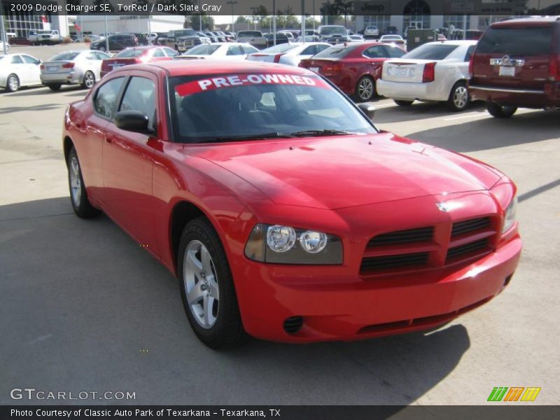TorRed / Dark Slate Gray 2009 Dodge Charger SE