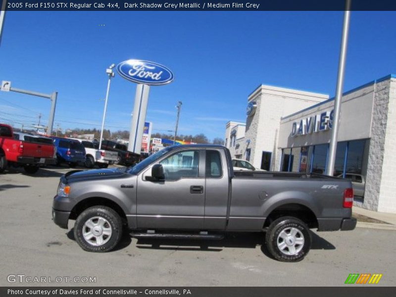 Dark Shadow Grey Metallic / Medium Flint Grey 2005 Ford F150 STX Regular Cab 4x4
