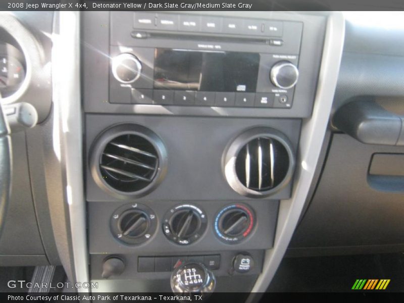 Detonator Yellow / Dark Slate Gray/Medium Slate Gray 2008 Jeep Wrangler X 4x4