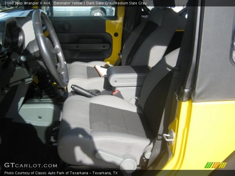 Detonator Yellow / Dark Slate Gray/Medium Slate Gray 2008 Jeep Wrangler X 4x4