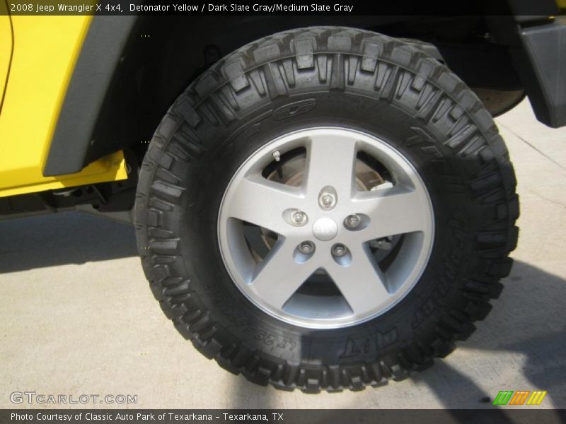 Detonator Yellow / Dark Slate Gray/Medium Slate Gray 2008 Jeep Wrangler X 4x4