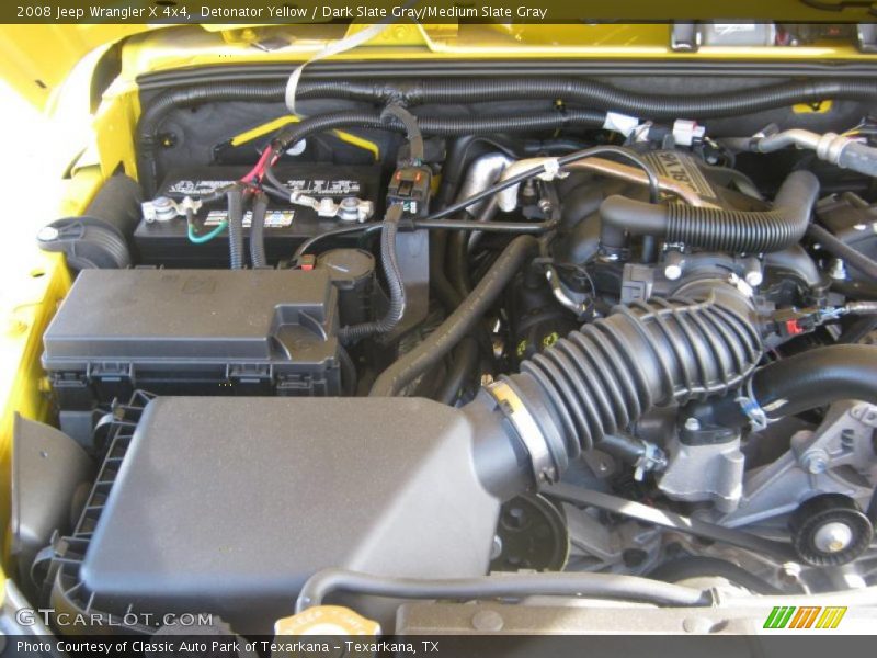 Detonator Yellow / Dark Slate Gray/Medium Slate Gray 2008 Jeep Wrangler X 4x4