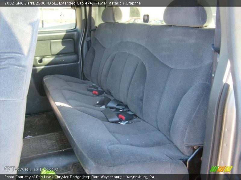Pewter Metallic / Graphite 2002 GMC Sierra 2500HD SLE Extended Cab 4x4