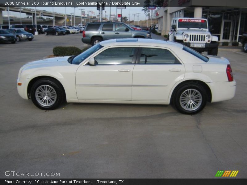 Cool Vanilla White / Dark Slate Gray 2008 Chrysler 300 Touring Limousine