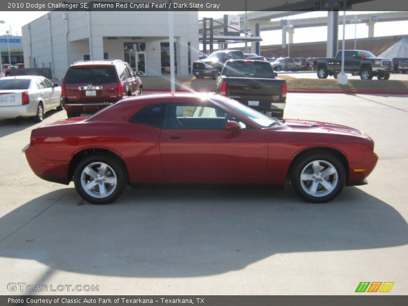 Inferno Red Crystal Pearl / Dark Slate Gray 2010 Dodge Challenger SE