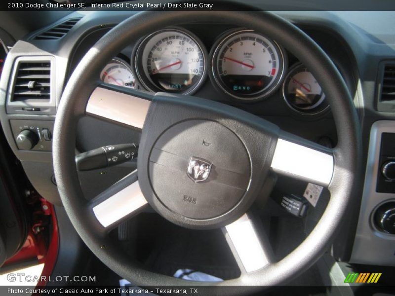 Inferno Red Crystal Pearl / Dark Slate Gray 2010 Dodge Challenger SE