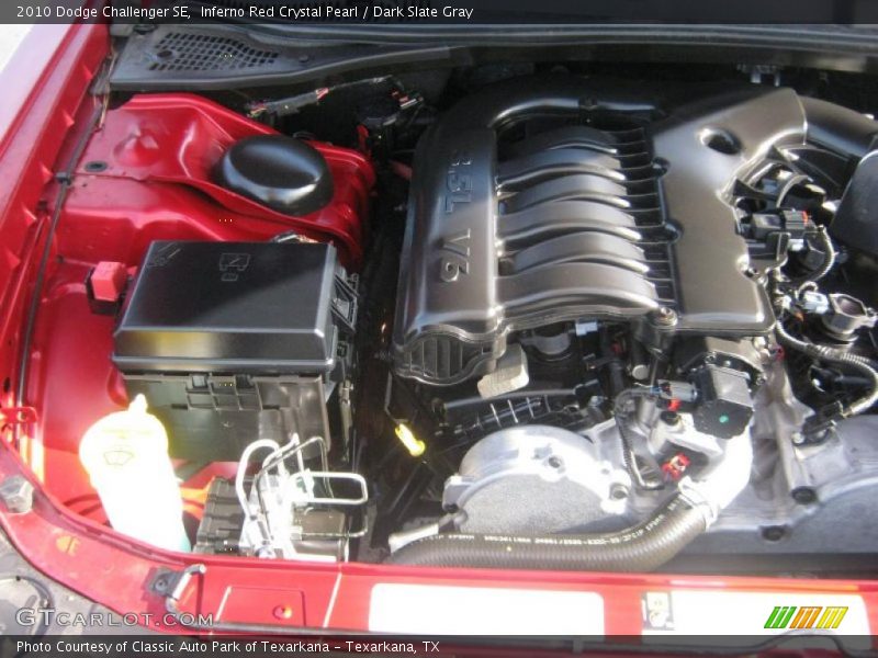 Inferno Red Crystal Pearl / Dark Slate Gray 2010 Dodge Challenger SE