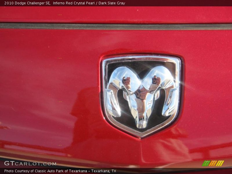 Inferno Red Crystal Pearl / Dark Slate Gray 2010 Dodge Challenger SE