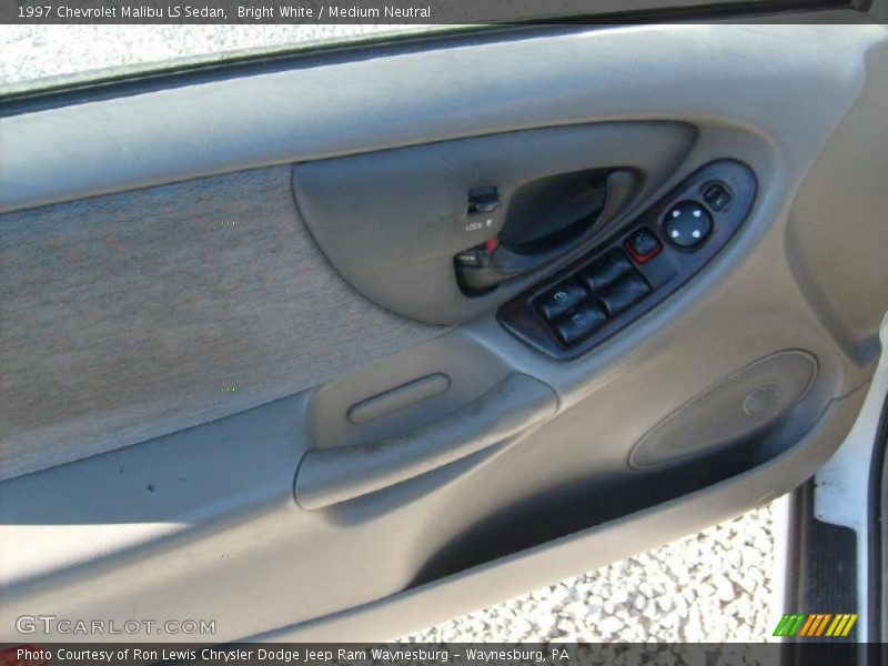 Bright White / Medium Neutral 1997 Chevrolet Malibu LS Sedan