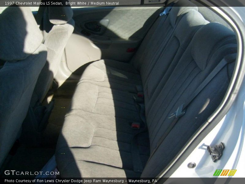 Bright White / Medium Neutral 1997 Chevrolet Malibu LS Sedan