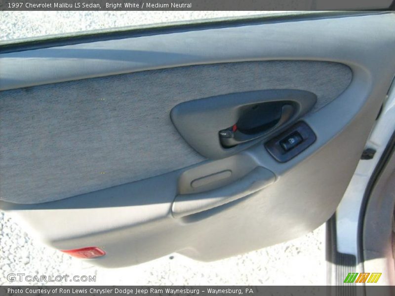 Bright White / Medium Neutral 1997 Chevrolet Malibu LS Sedan