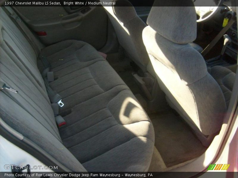 Bright White / Medium Neutral 1997 Chevrolet Malibu LS Sedan