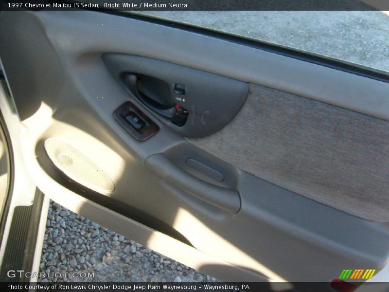 Bright White / Medium Neutral 1997 Chevrolet Malibu LS Sedan