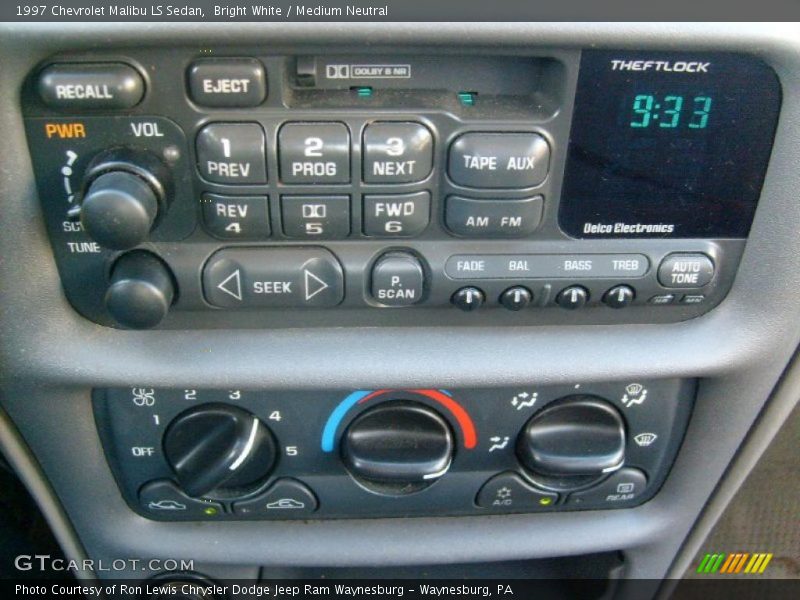 Bright White / Medium Neutral 1997 Chevrolet Malibu LS Sedan