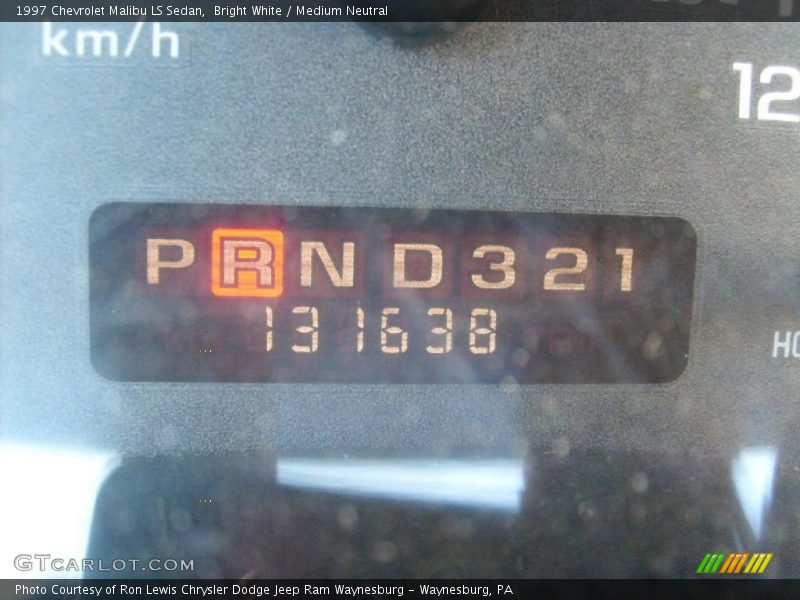 Bright White / Medium Neutral 1997 Chevrolet Malibu LS Sedan