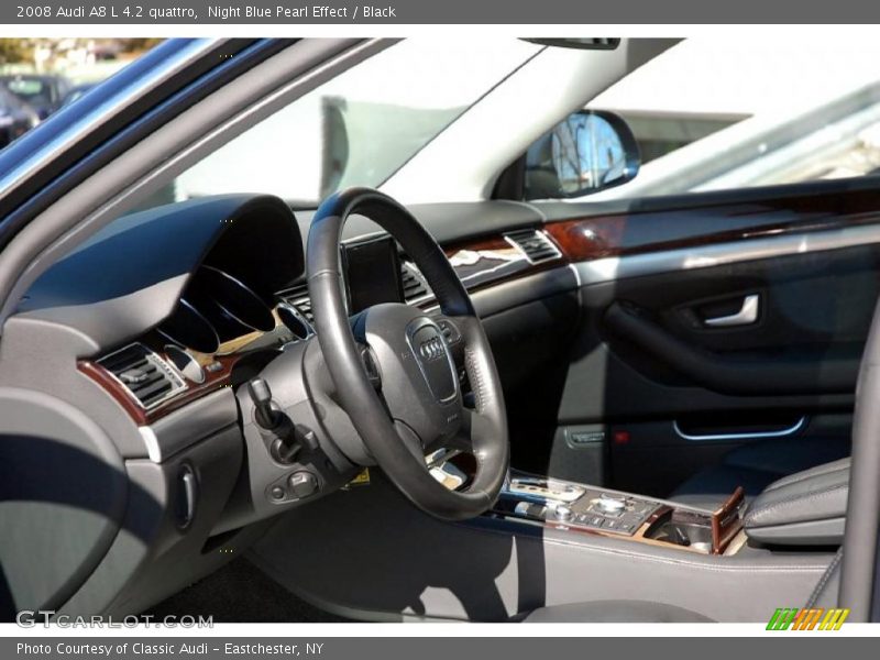 Night Blue Pearl Effect / Black 2008 Audi A8 L 4.2 quattro