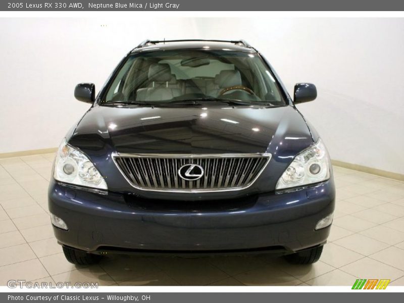 Neptune Blue Mica / Light Gray 2005 Lexus RX 330 AWD