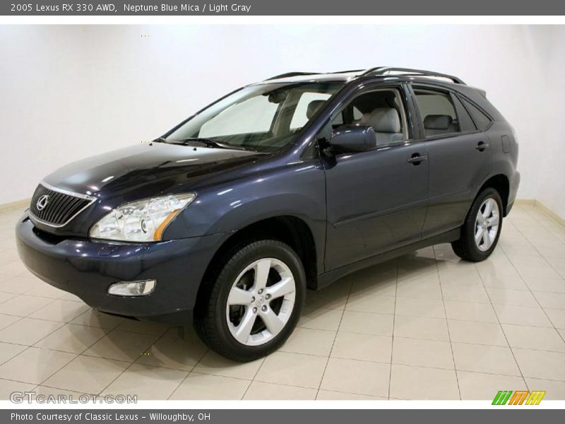 Neptune Blue Mica / Light Gray 2005 Lexus RX 330 AWD