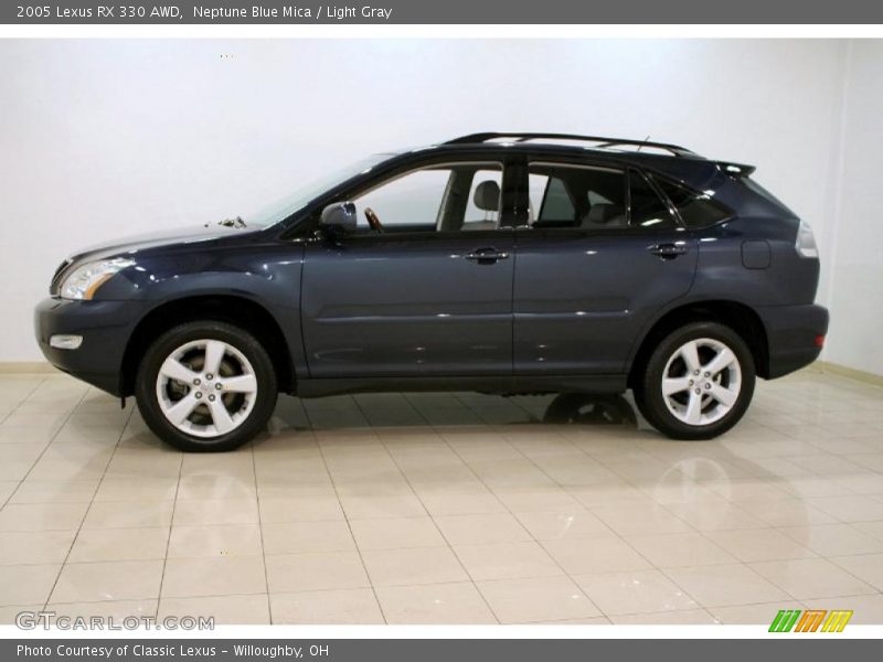 Neptune Blue Mica / Light Gray 2005 Lexus RX 330 AWD