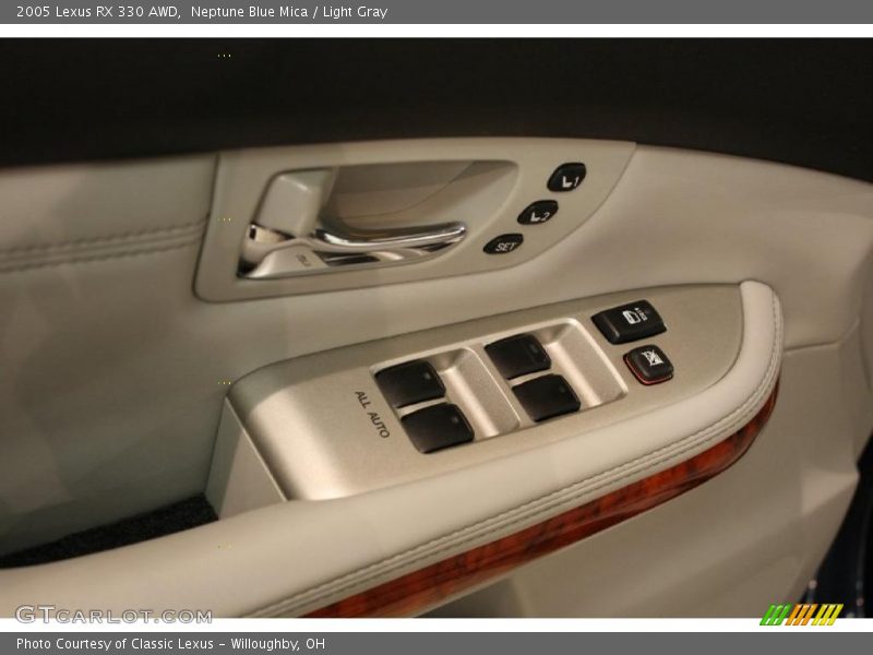 Neptune Blue Mica / Light Gray 2005 Lexus RX 330 AWD