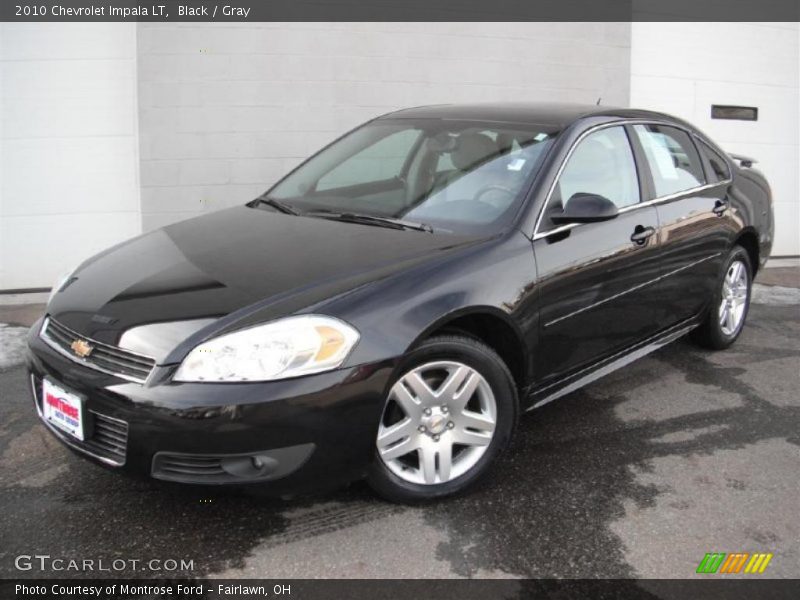 Black / Gray 2010 Chevrolet Impala LT
