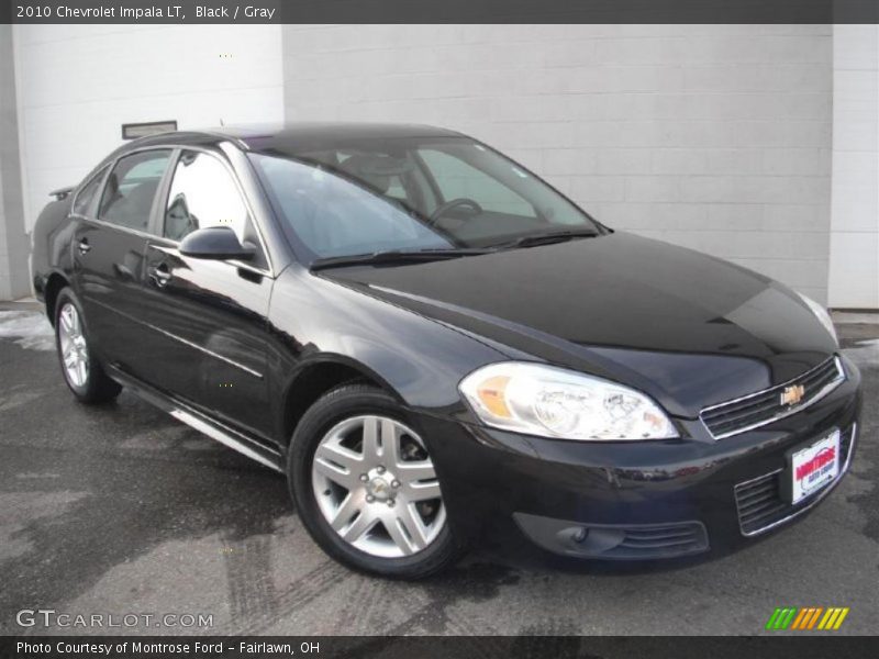 Black / Gray 2010 Chevrolet Impala LT