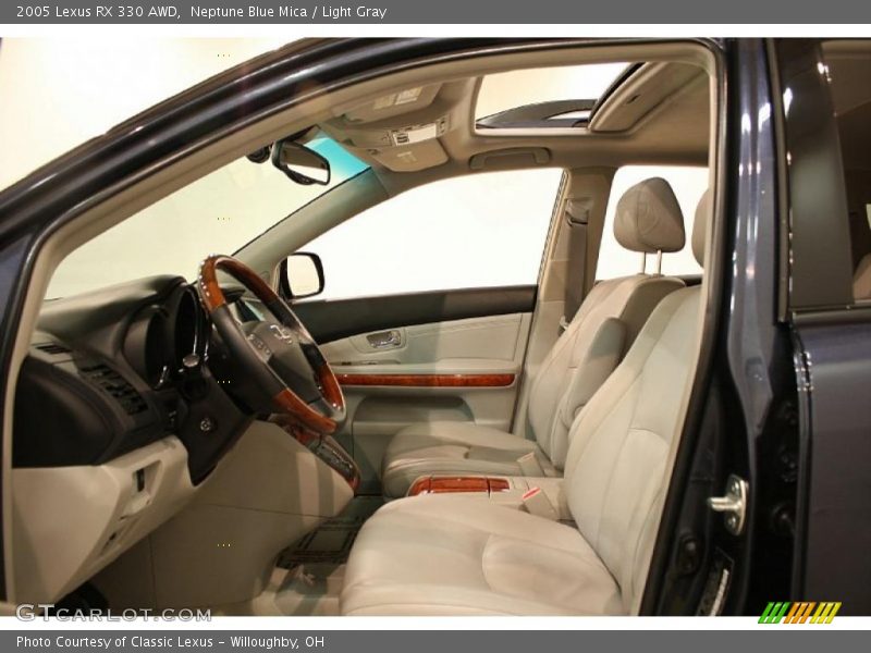 Neptune Blue Mica / Light Gray 2005 Lexus RX 330 AWD