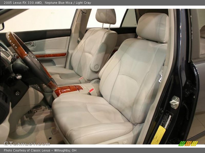 Neptune Blue Mica / Light Gray 2005 Lexus RX 330 AWD