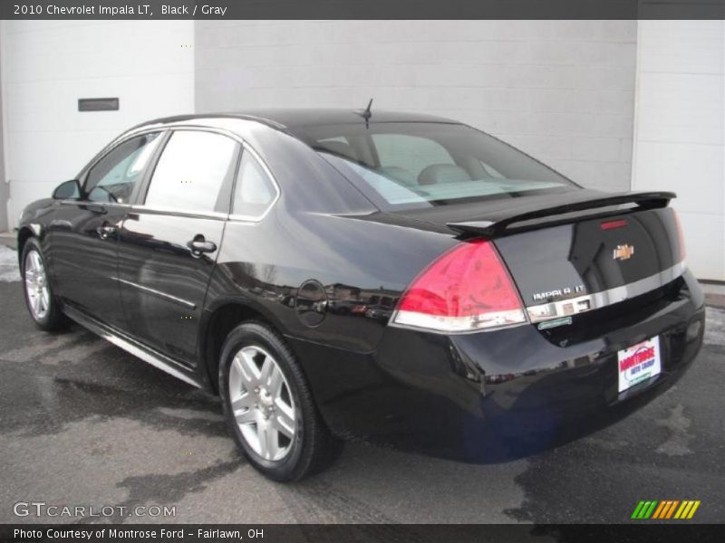 Black / Gray 2010 Chevrolet Impala LT