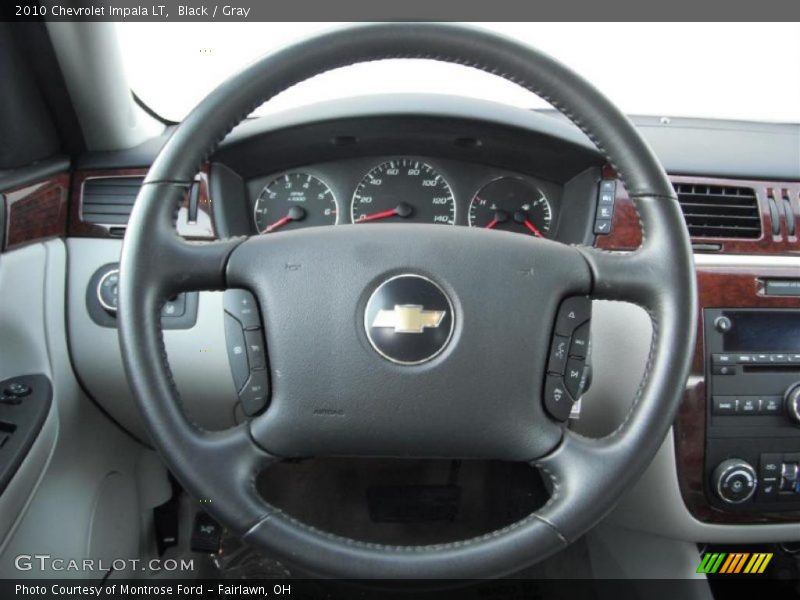 Black / Gray 2010 Chevrolet Impala LT