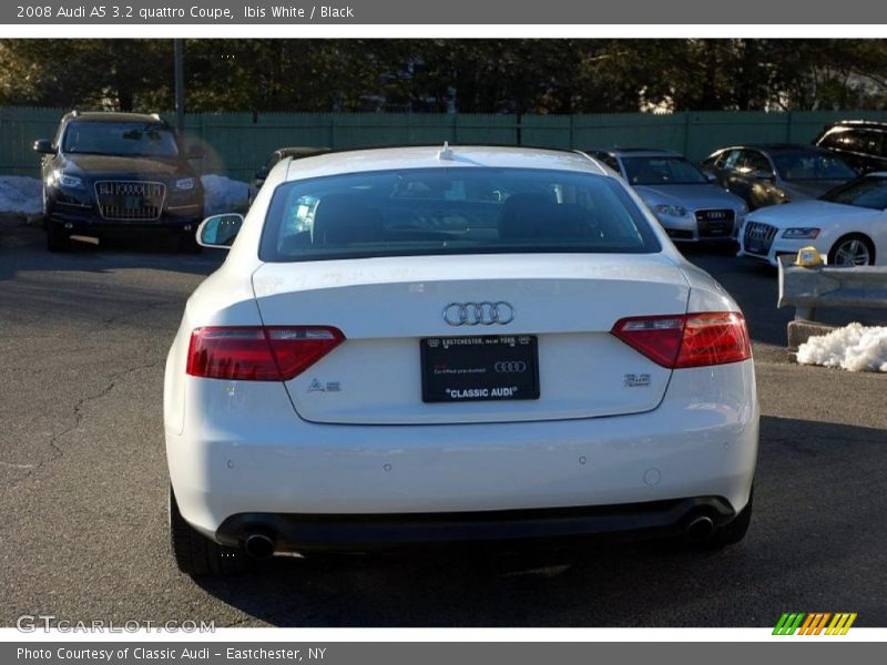 Ibis White / Black 2008 Audi A5 3.2 quattro Coupe