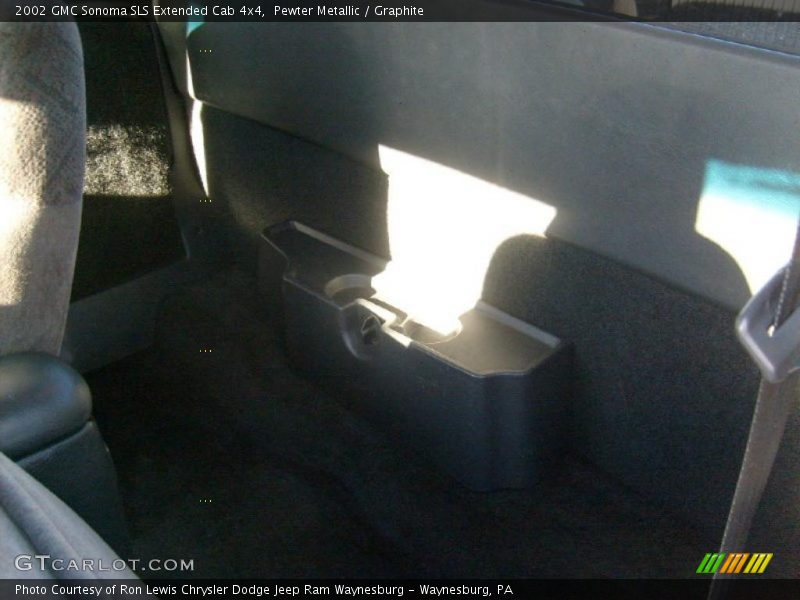 Pewter Metallic / Graphite 2002 GMC Sonoma SLS Extended Cab 4x4