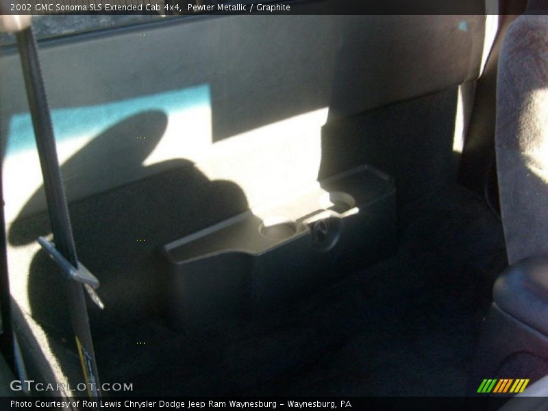 Pewter Metallic / Graphite 2002 GMC Sonoma SLS Extended Cab 4x4