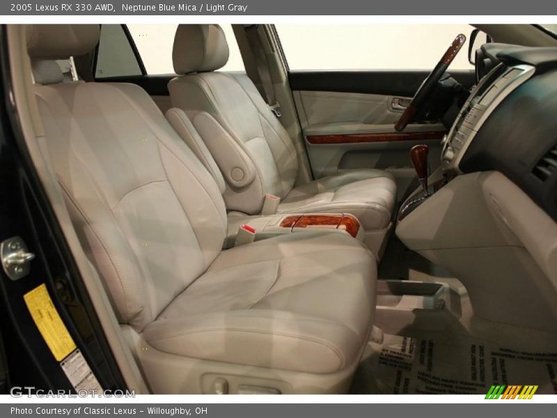 Neptune Blue Mica / Light Gray 2005 Lexus RX 330 AWD