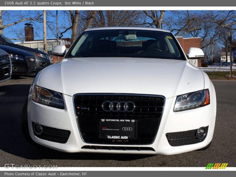 Ibis White / Black 2008 Audi A5 3.2 quattro Coupe