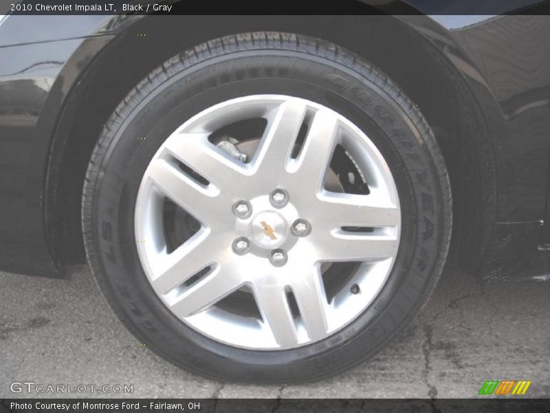 Black / Gray 2010 Chevrolet Impala LT