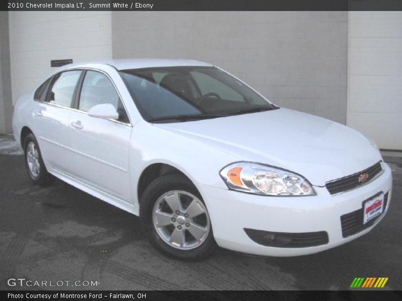 Summit White / Ebony 2010 Chevrolet Impala LT