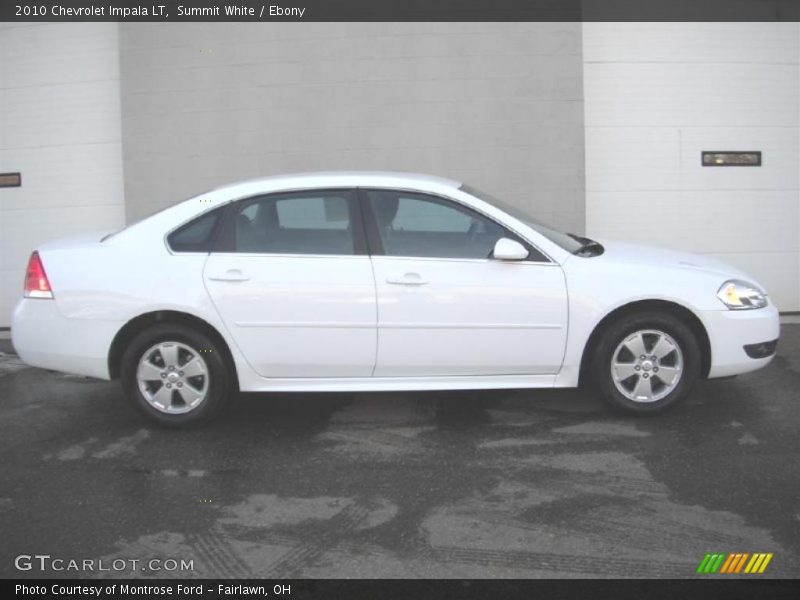 Summit White / Ebony 2010 Chevrolet Impala LT