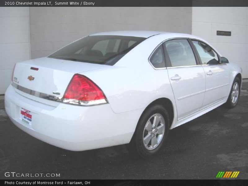 Summit White / Ebony 2010 Chevrolet Impala LT