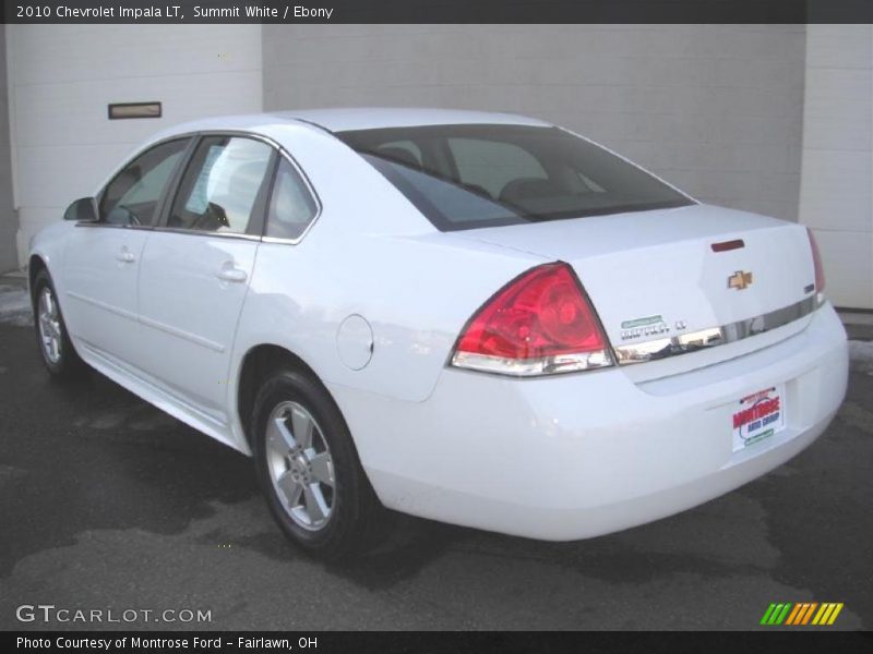Summit White / Ebony 2010 Chevrolet Impala LT