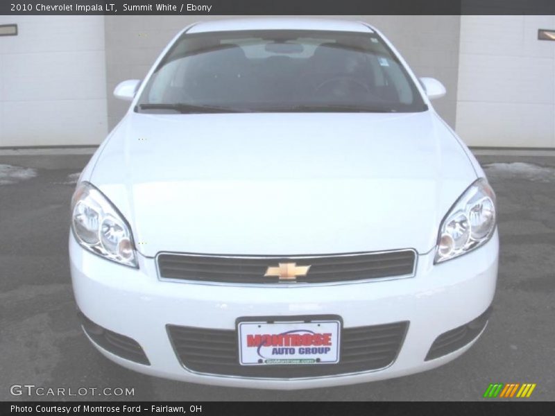 Summit White / Ebony 2010 Chevrolet Impala LT