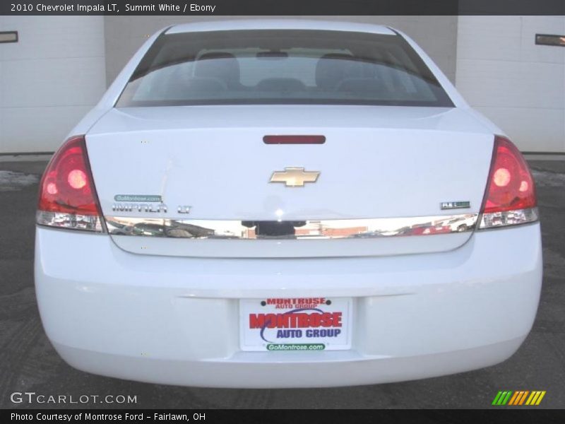 Summit White / Ebony 2010 Chevrolet Impala LT