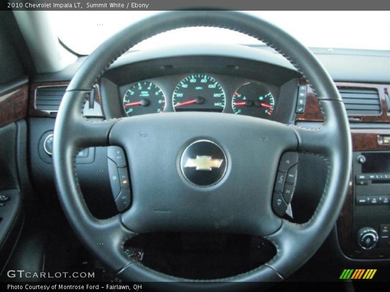 Summit White / Ebony 2010 Chevrolet Impala LT