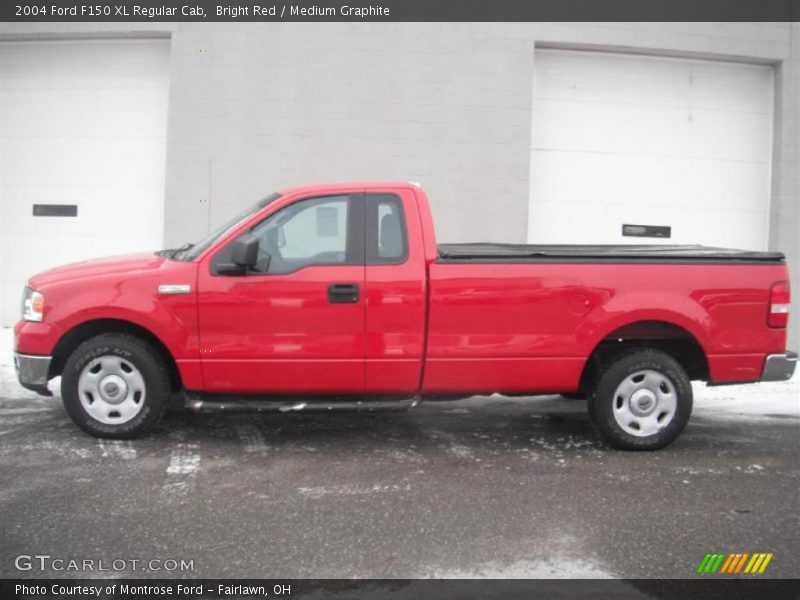 Bright Red / Medium Graphite 2004 Ford F150 XL Regular Cab