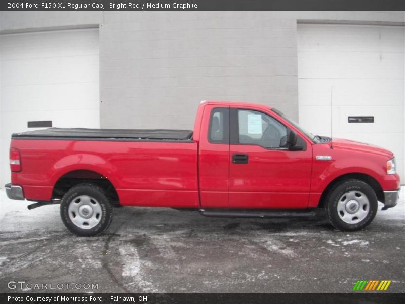 Bright Red / Medium Graphite 2004 Ford F150 XL Regular Cab