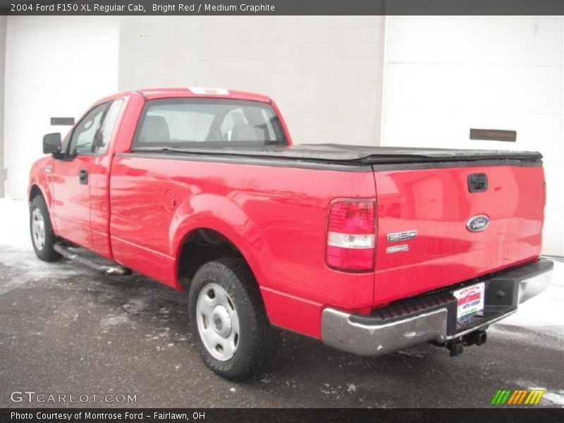 Bright Red / Medium Graphite 2004 Ford F150 XL Regular Cab