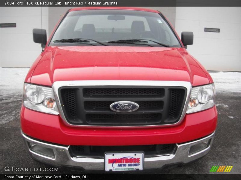 Bright Red / Medium Graphite 2004 Ford F150 XL Regular Cab