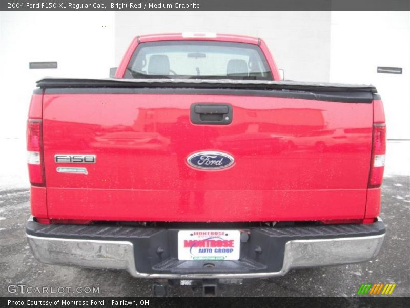 Bright Red / Medium Graphite 2004 Ford F150 XL Regular Cab