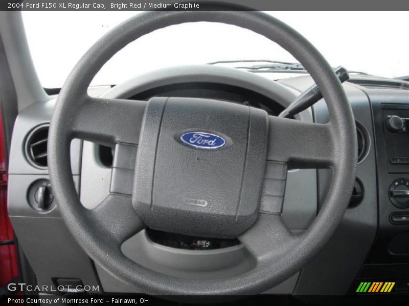 Bright Red / Medium Graphite 2004 Ford F150 XL Regular Cab
